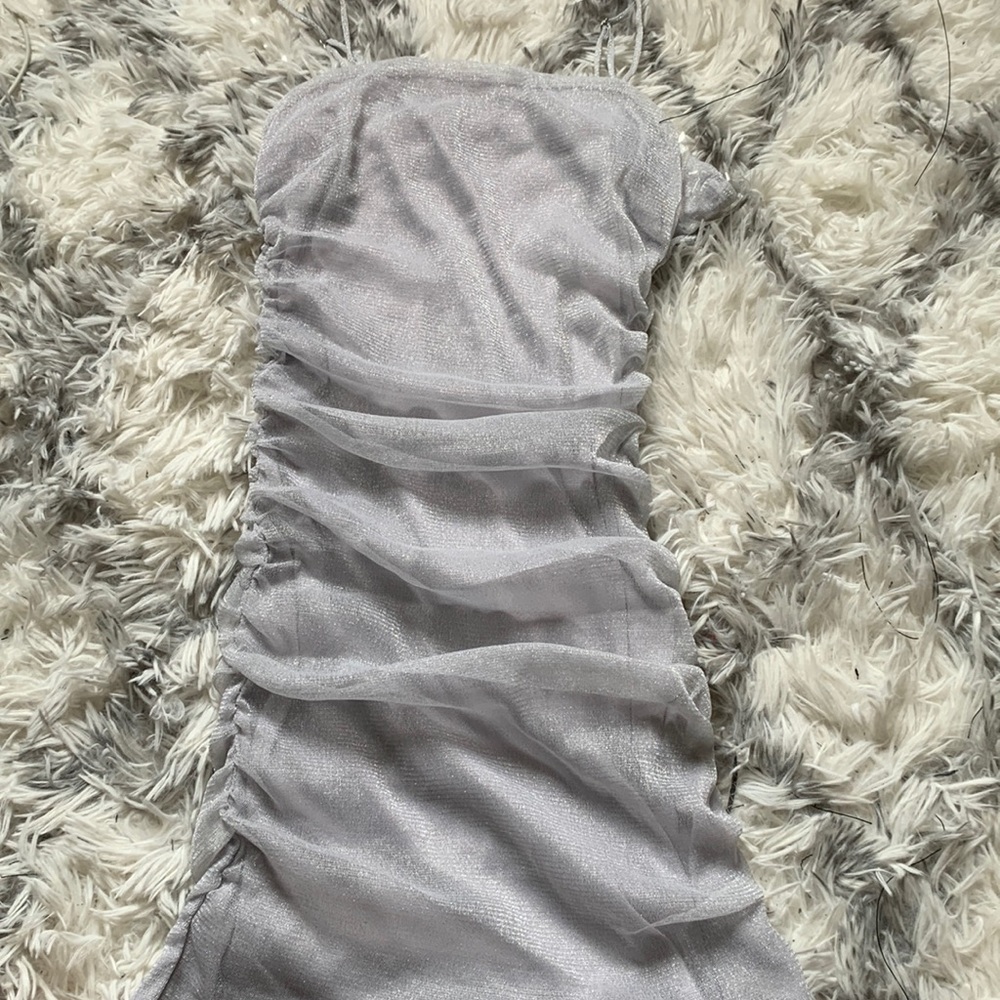 Silver sparkle dress